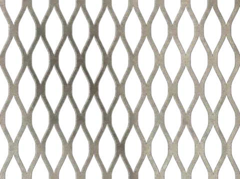 09F1543CS Flattened Carbon Steel Expanded Metal thumbnail 1
