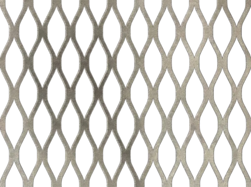 09F1543CS Flattened Carbon Steel Expanded Metal Mill Finish
