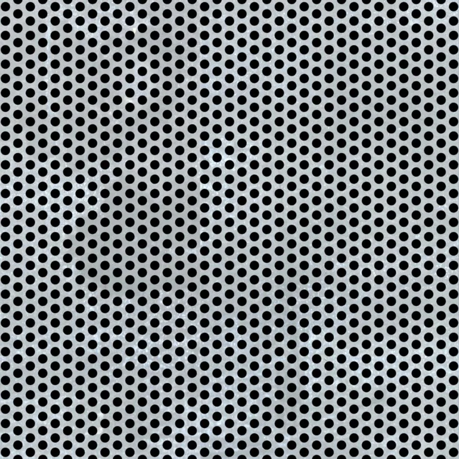 RO-066 Round Staggered Perforated Galvanized Steel Sheet