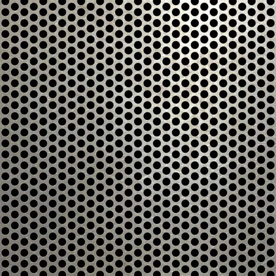 RO-023 Round Staggered Perforated Carbon Steel Sheet