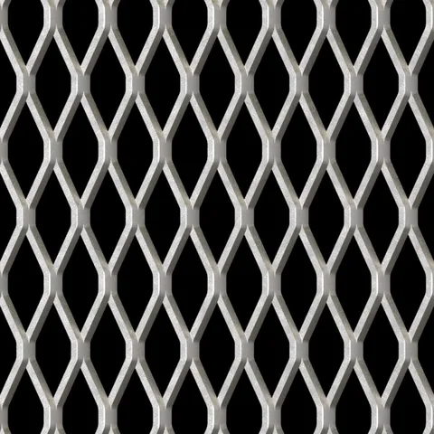 125S1743AL Standard-Streckmetall erhöht aus Aluminium Miniaturansicht 2