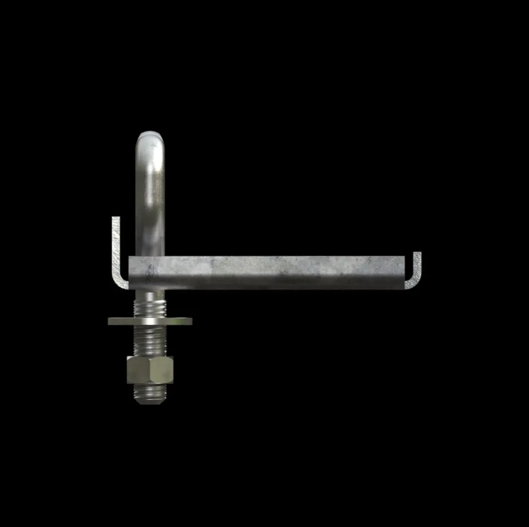 miniatura ACC125 ACA-20 assieme ancoraggio e morsetto per grigliato plank 8