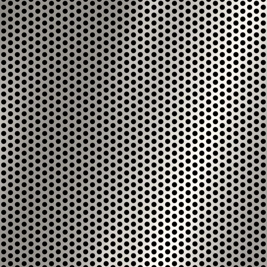 RO-133 Round Staggered Perforated Stainless Steel Sheet