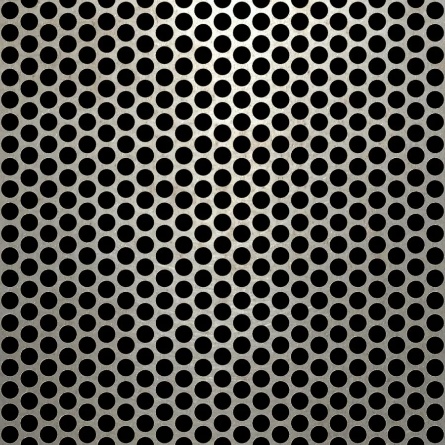 RO-021 Round Staggered Perforated Carbon Steel Sheet