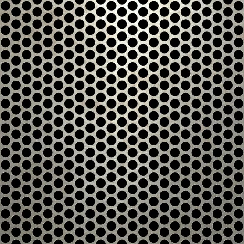 RO-021 Round Staggered Perforated Carbon Steel Sheet