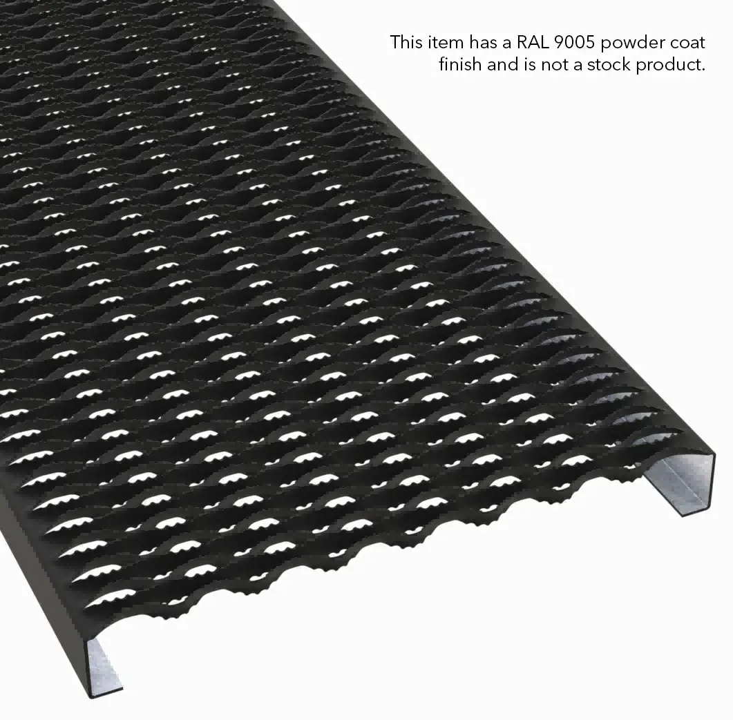 PLA058 5052-H32 Aluminum Serrated 18-3/4" Wide Plank Grating thumbnail 2