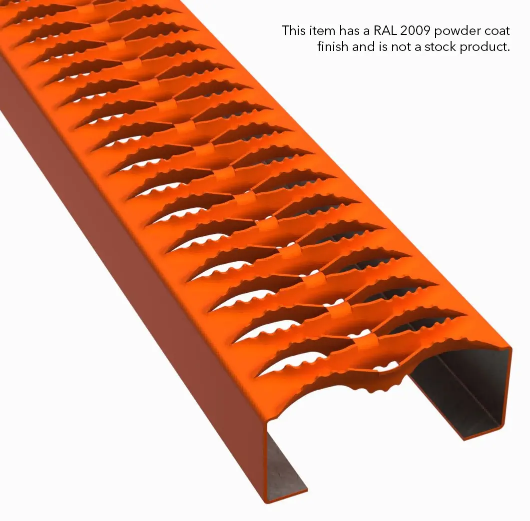 PLA073 HRPO Carbon Steel Serrated 4-3/4" Wide Plank Grating thumbnail 6