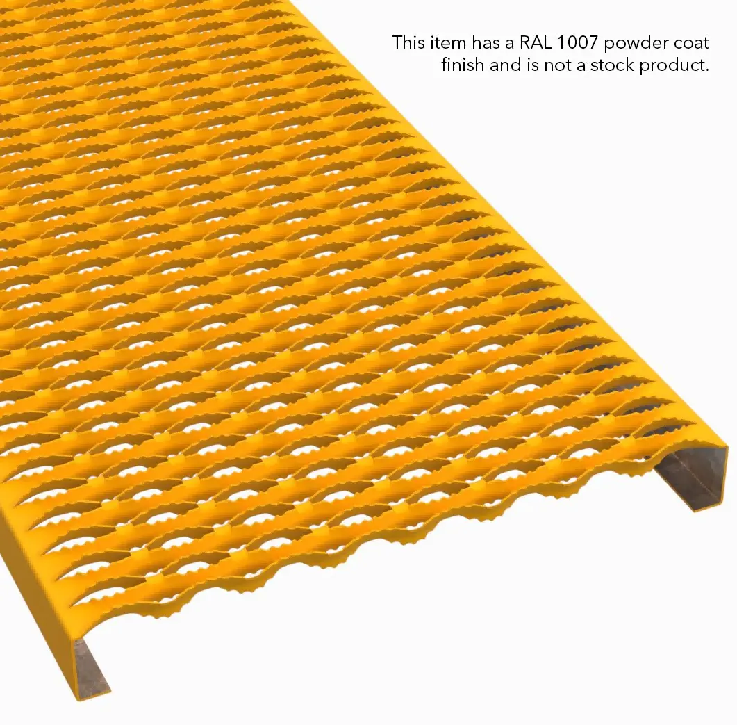 miniatura PLA068 acciaio pre-zincato dentato 18-3/4" Wide plank grigliato 5