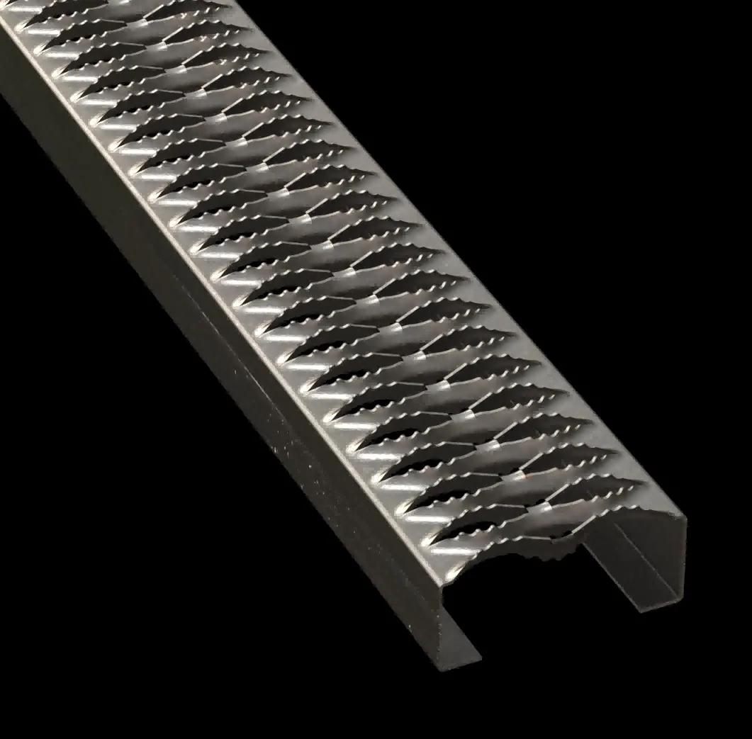 PLA073 HRPO Carbon Steel Serrated 4-3/4" Wide Plank Grating