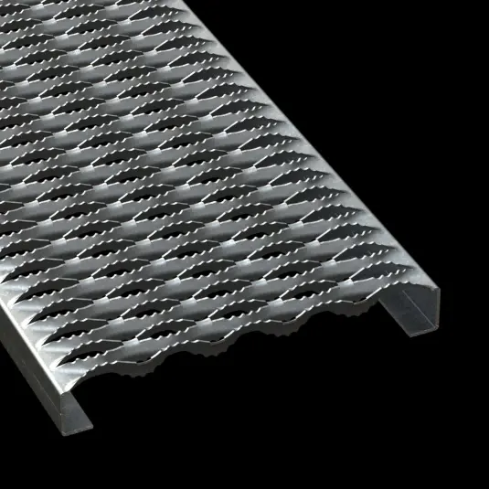 PLA006 Pre-Galvanized Steel Serrated 11-3/4" Wide Plank Grating grating product
