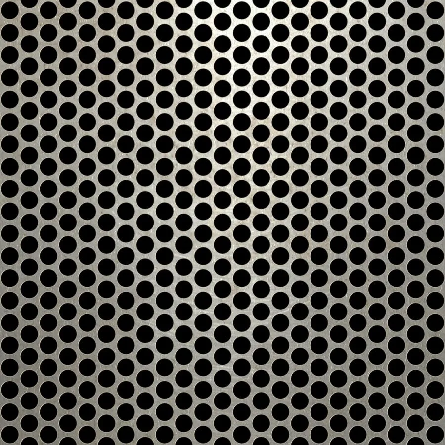 RO-044 Round Staggered Perforated Carbon Steel Sheet