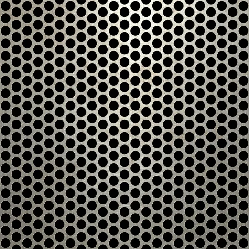 RO-044 Round Staggered Perforated Carbon Steel Sheet