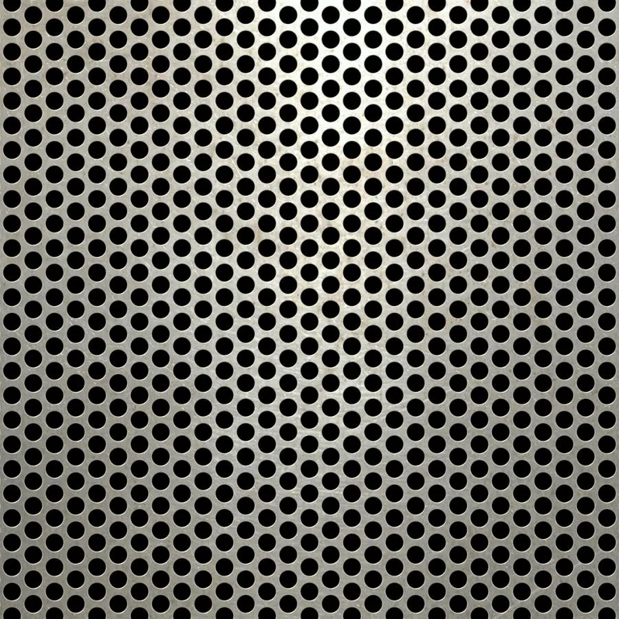 RO-012 Round Staggered Perforated Carbon Steel Sheet