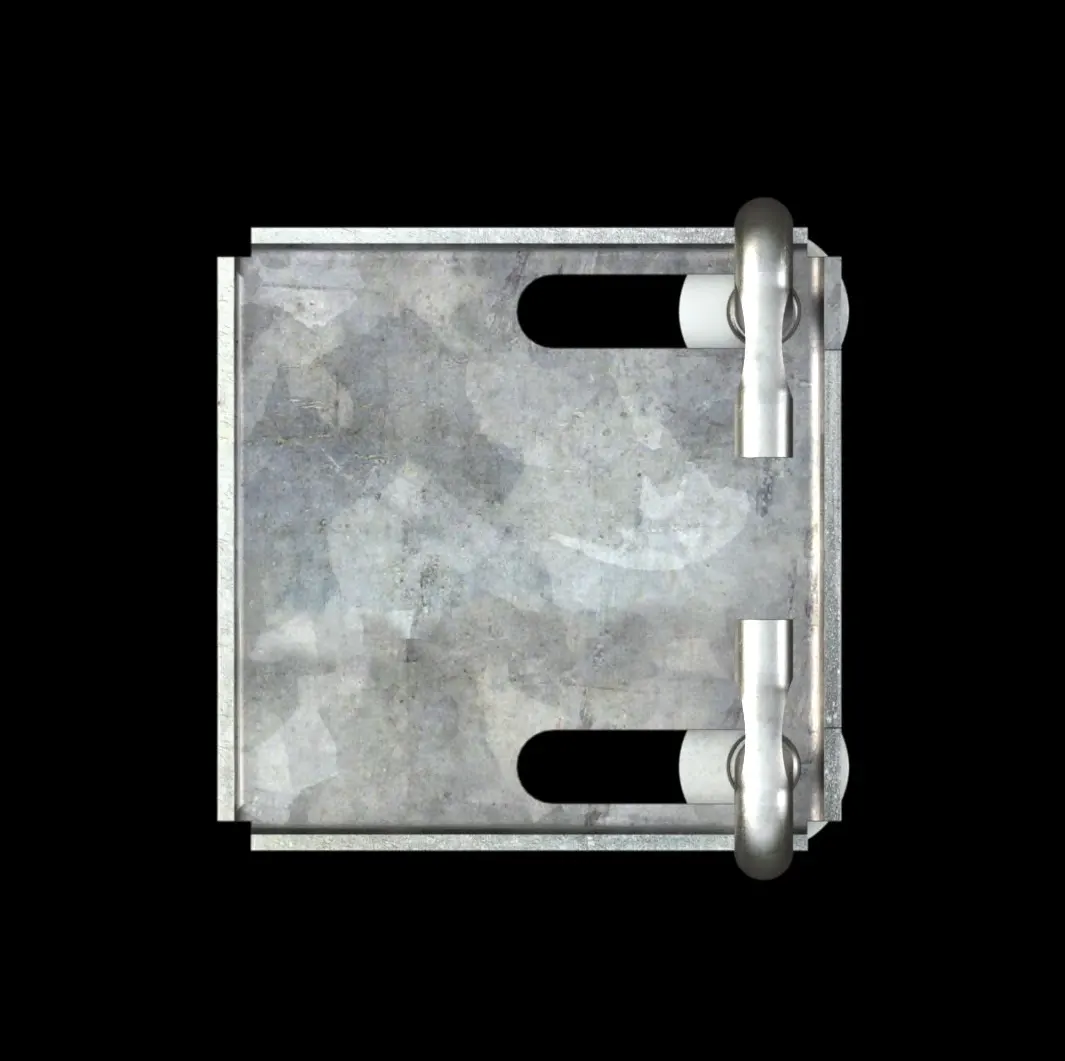 miniatura ACC125 ACA-20 assieme ancoraggio e morsetto per grigliato plank 3