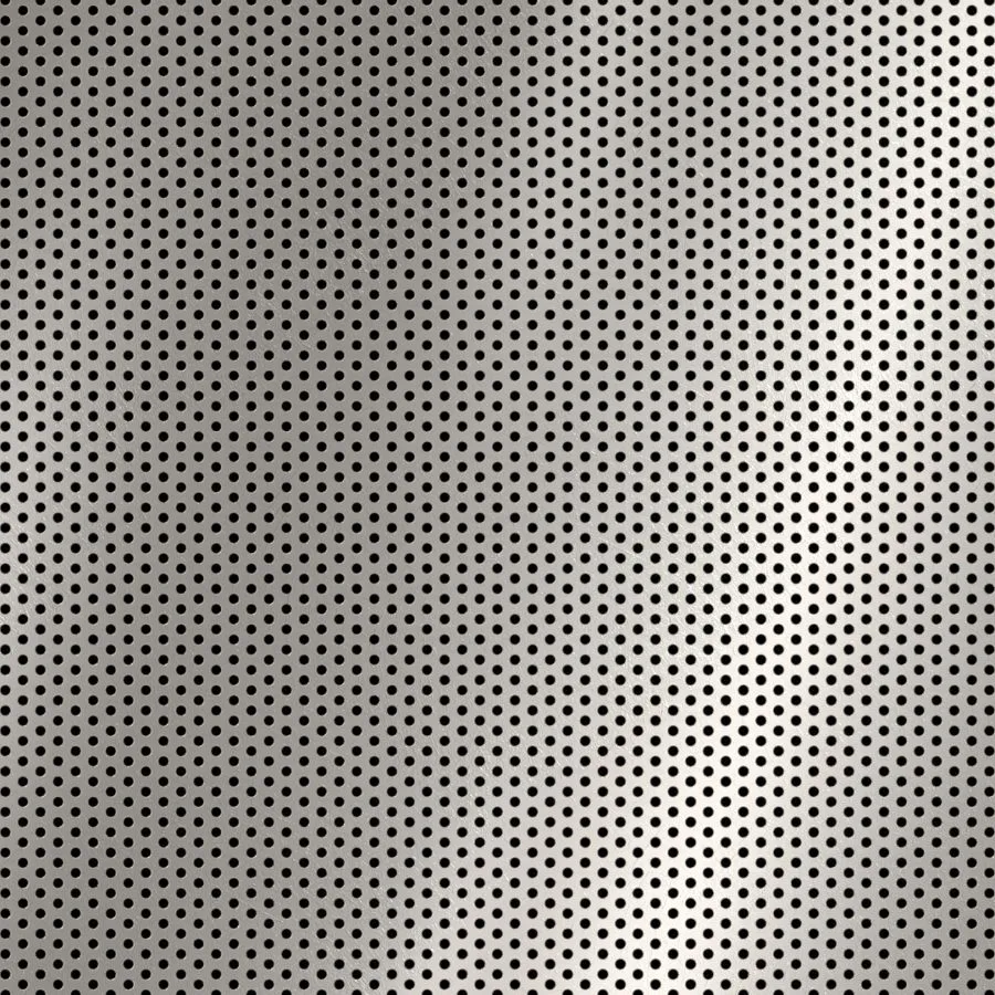 RO-211 Round Staggered Perforated Stainless Steel Sheet