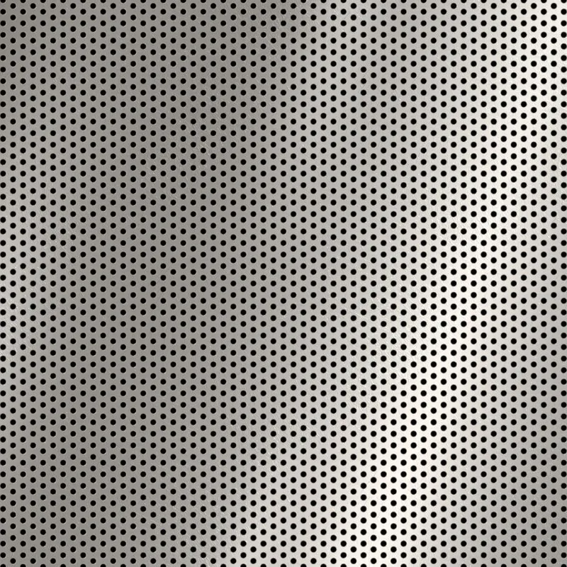 RO-211 Round Staggered Perforated Stainless Steel Sheet