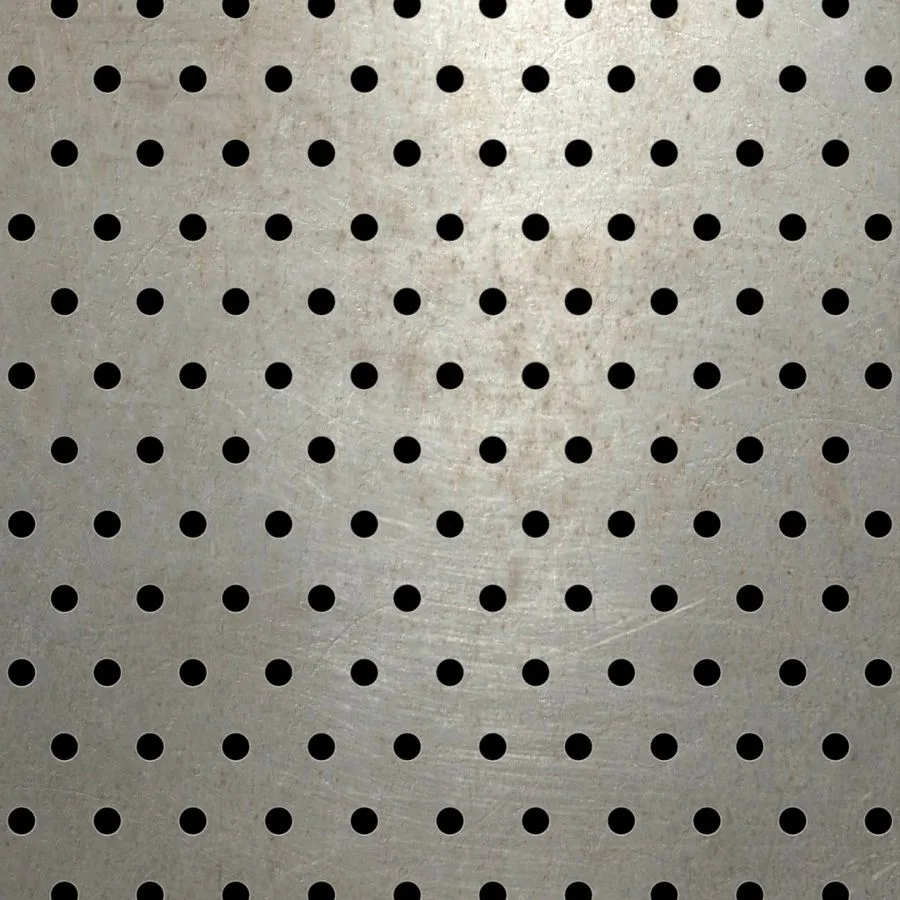 RO-132 Round Staggered Perforated Carbon Steel Sheet