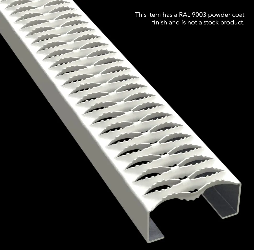 Vignette PLA052 aluminium 5052-H32 cranté 4-3/4" Wide tôle caillebotis 4