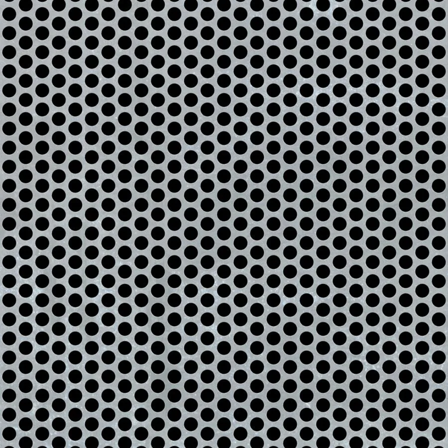 RO-164 Round Staggered Perforated Galvanized Steel Sheet