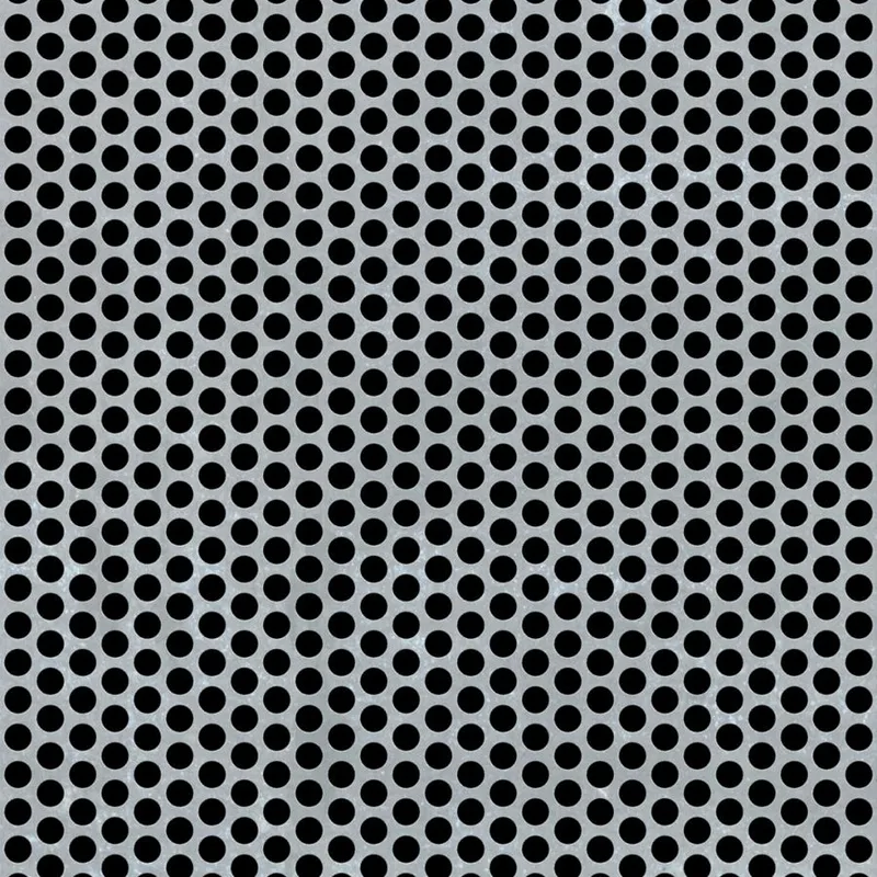 RO-164 Round Staggered Perforated Galvanized Steel Sheet