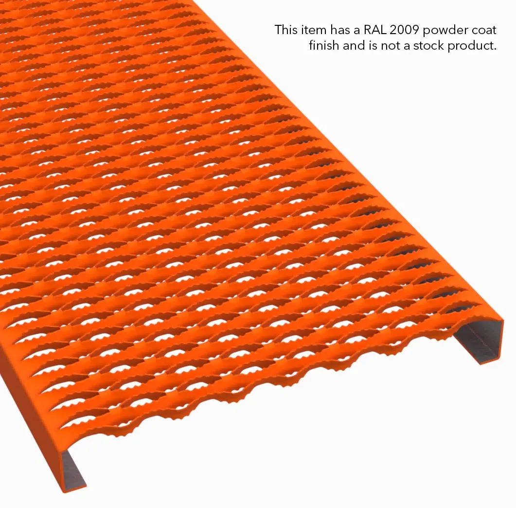 PLA058 5052-H32 Aluminum Serrated 18-3/4" Wide Plank Grating thumbnail 6