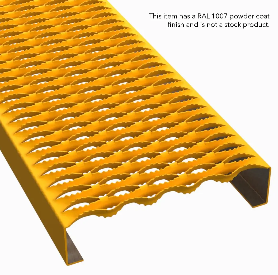 PLA135 HRPO Carbon Steel Serrated 11-3/4" Wide Plank Grating thumbnail 5