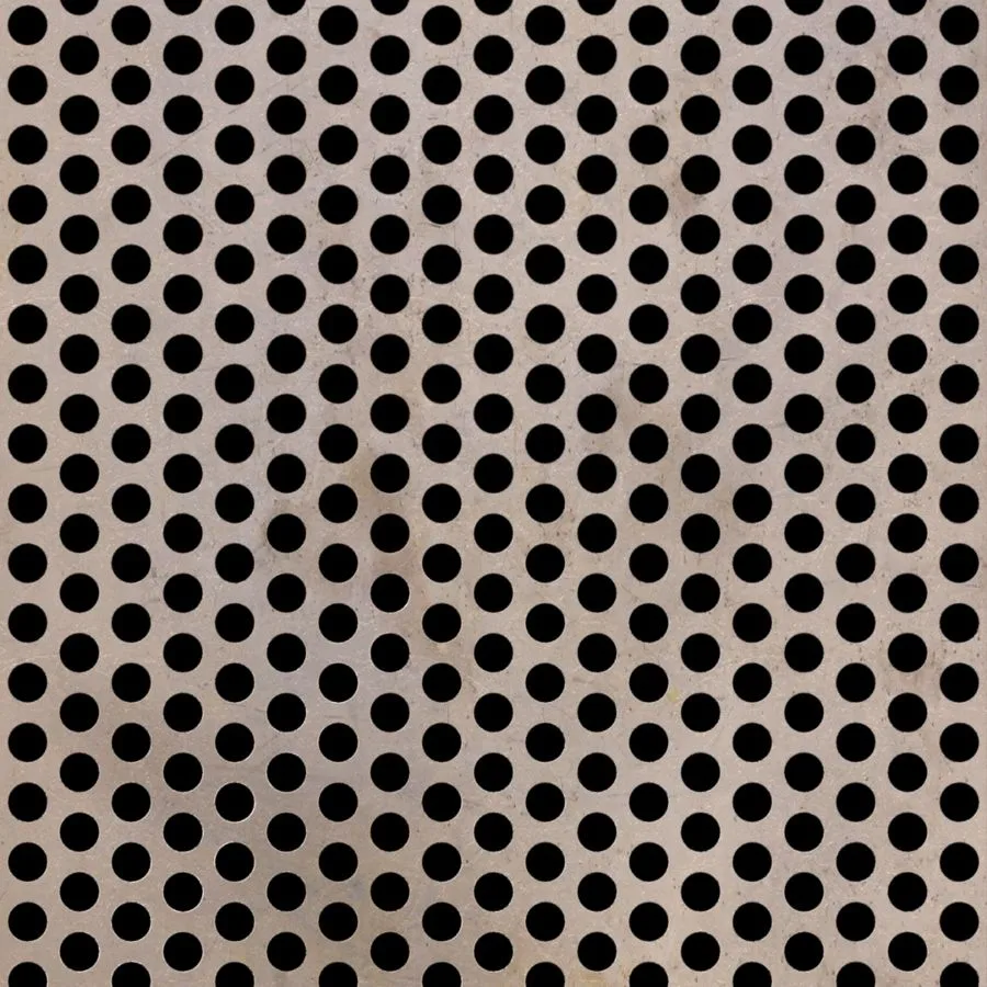 RO-078 Round Staggered Perforated Carbon Steel Sheet