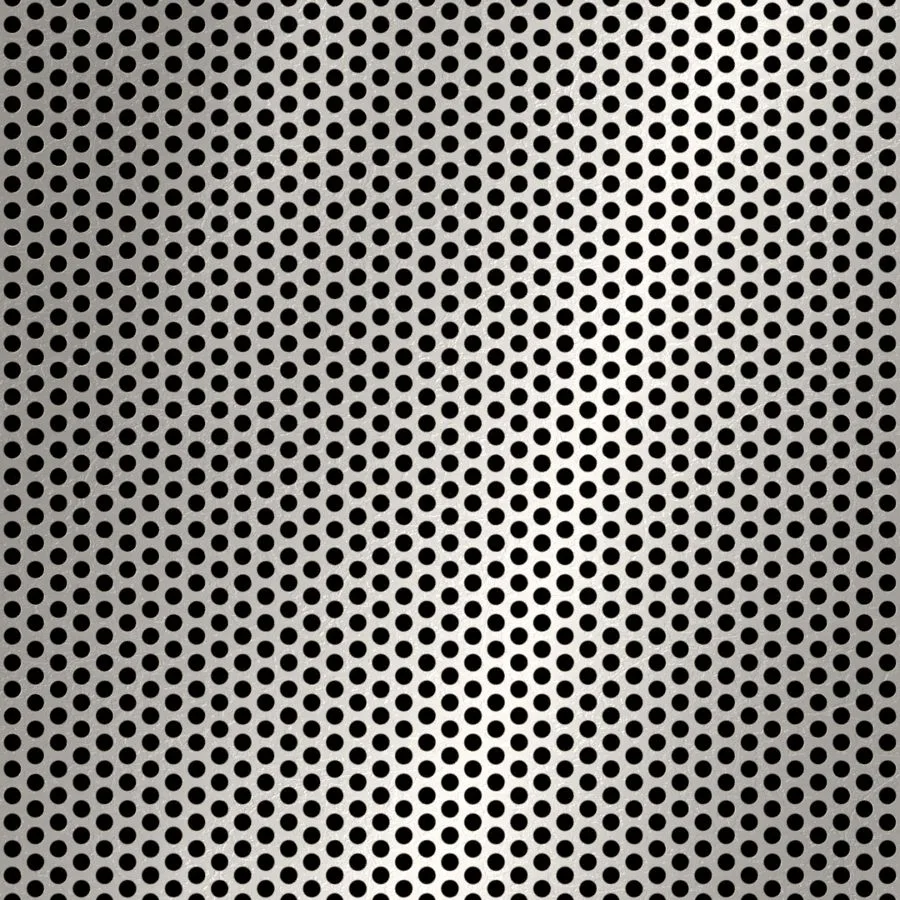RO-071 Round Staggered Perforated Stainless Steel Sheet