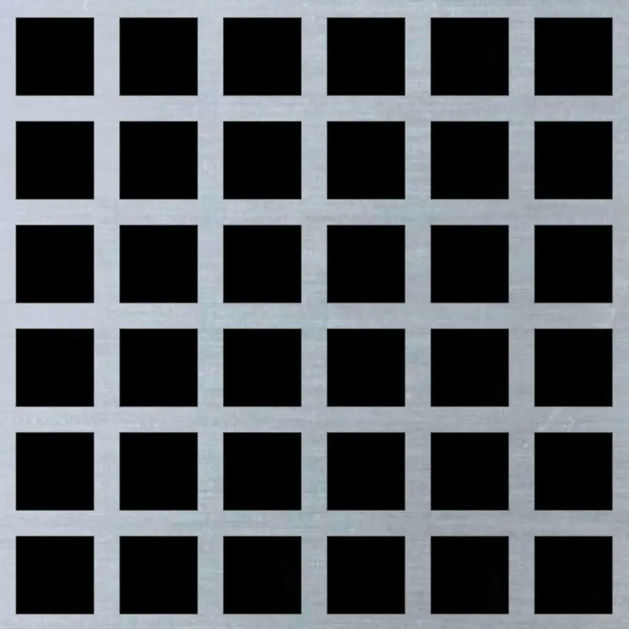 SQ-016 Square Straight Perforated Aluminum Sheet