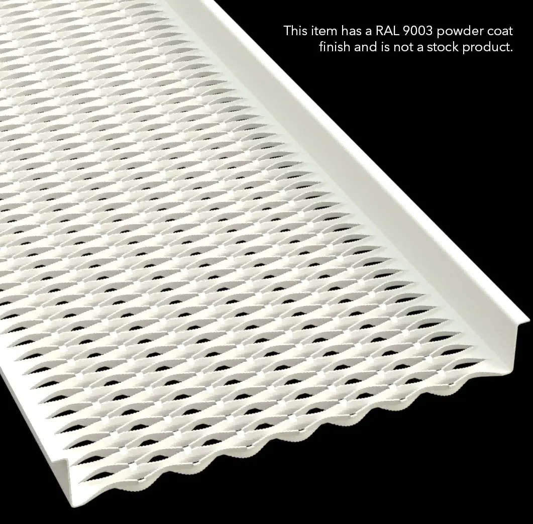 PLA114 Pre-Galvanized Steel Serrated 36" Wide Heavy-Duty Walkway Grating thumbnail 5