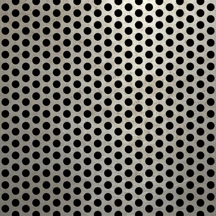 RO-096 Round Staggered Perforated Carbon Steel Sheet
