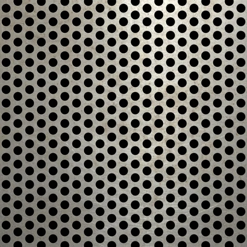 RO-096 Round Staggered Perforated Carbon Steel Sheet