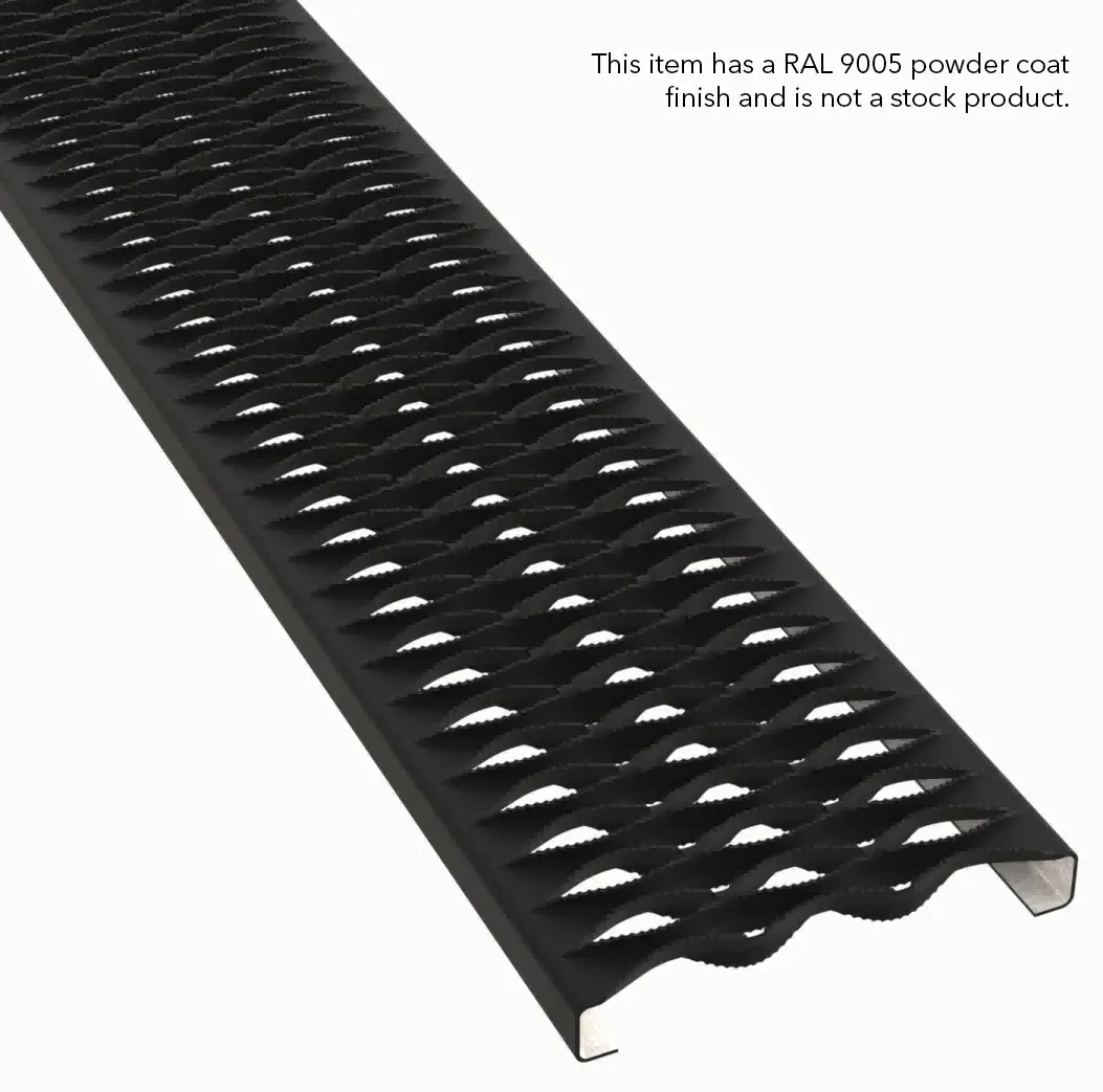 Miniatura de PLA148 acero al carbono HRPO dentado 13-3/4" Wide plank de servicio pesado rejilla 2