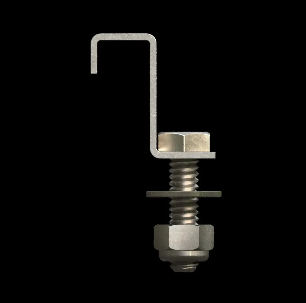 ACC045 316 Stainless Steel Type J1 Hold-Down Clip for FRP Grating thumbnail 5
