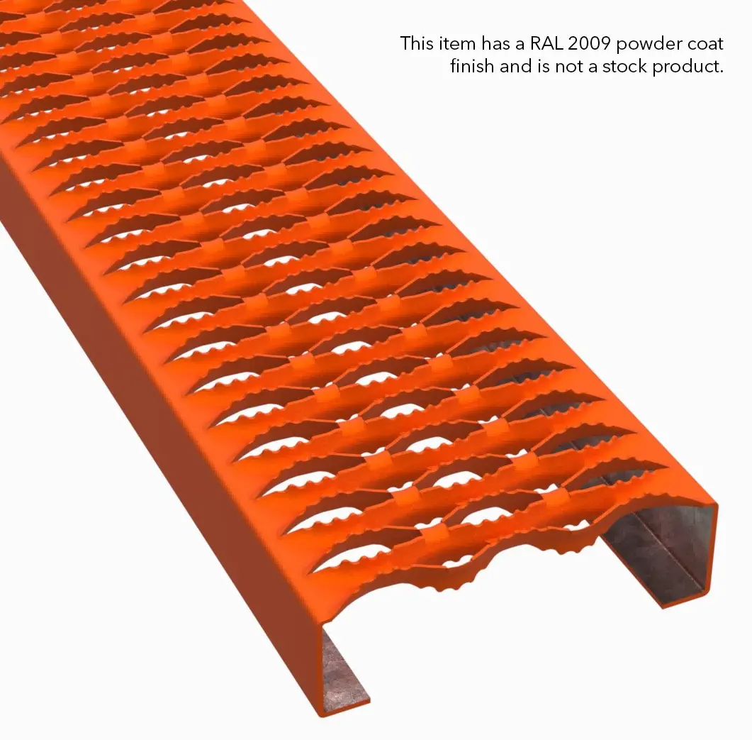 Miniatura de PLA055 acero pregalvanizado dentado 7" Wide plank rejilla 6