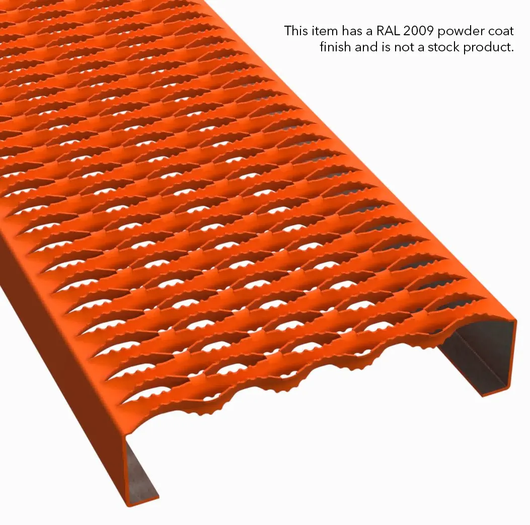PLA135 HRPO Carbon Steel Serrated 11-3/4" Wide Plank Grating thumbnail 6