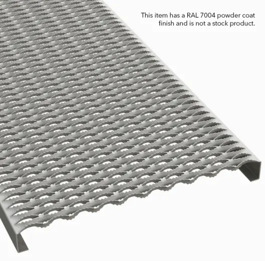 PLA066 HRPO Carbon Steel Serrated 24" Wide Plank Grating thumbnail 3