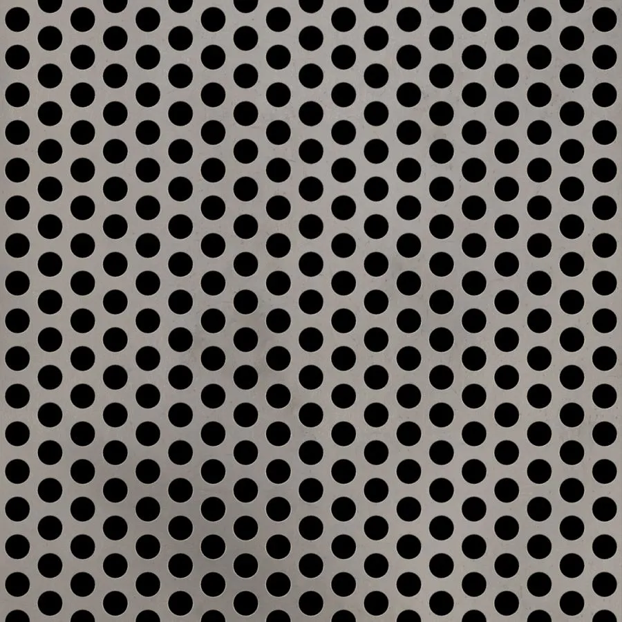 RO-083 Round Staggered Perforated Carbon Steel Sheet
