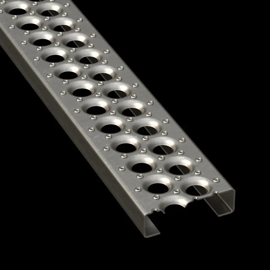 PLA074 HRPO Carbon Steel Slip-Resistant 5" Wide Plank Grating