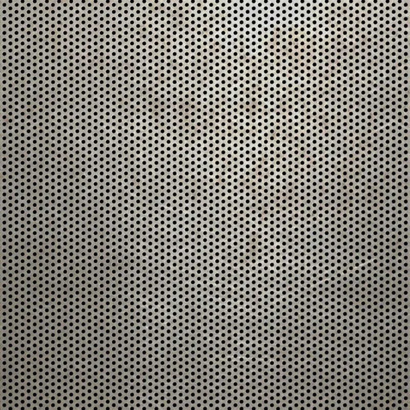 RO-173 Round Staggered Perforated Carbon Steel Sheet