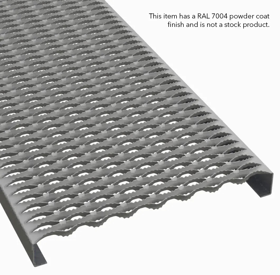 PLA058 5052-H32 Aluminum Serrated 18-3/4" Wide Plank Grating thumbnail 3