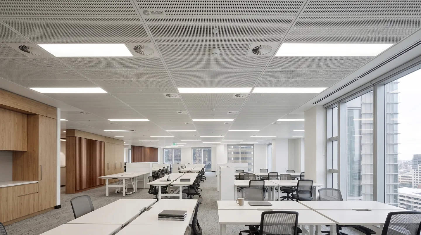 Siège de l’Architecture L - Panneau géométrique lumineux