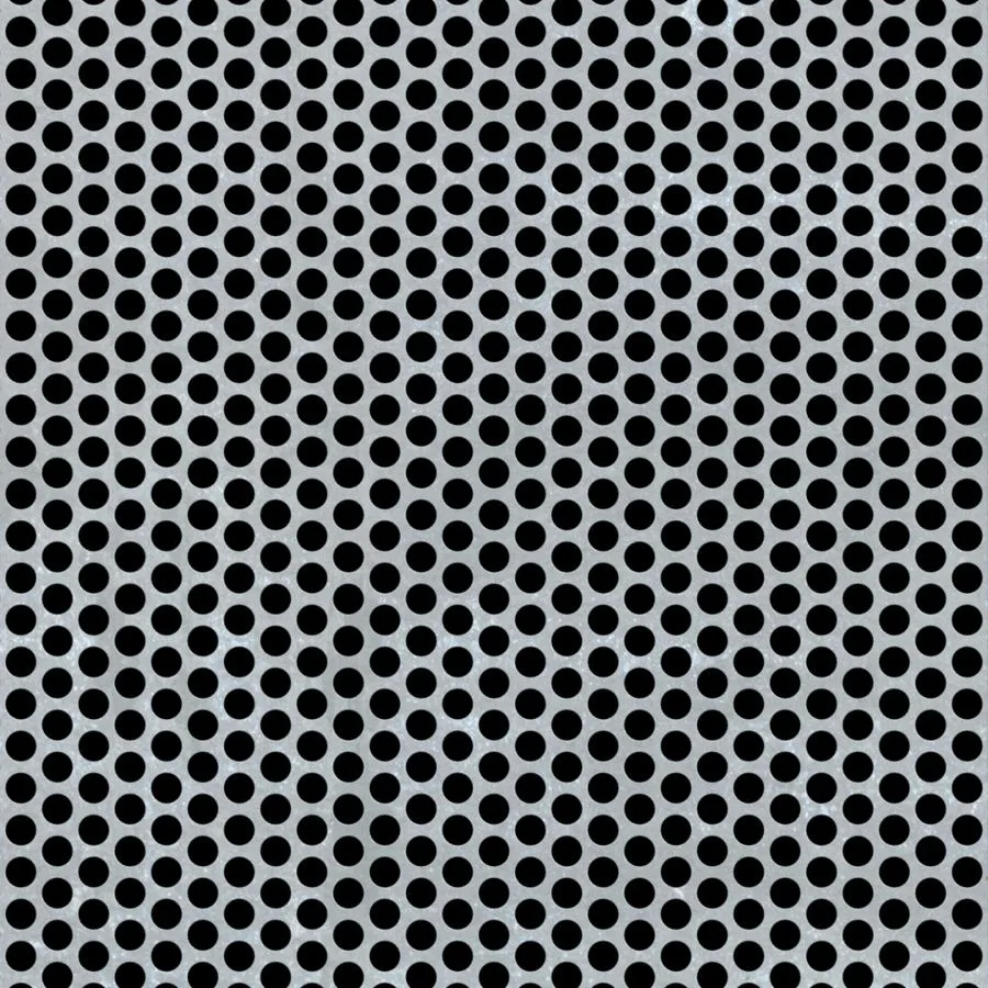 RO-024 Round Staggered Perforated Galvanized Steel Sheet