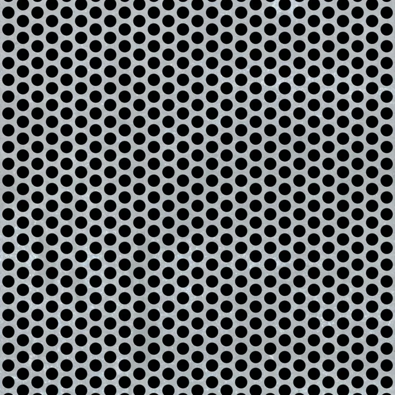 RO-024 Round Staggered Perforated Galvanized Steel Sheet