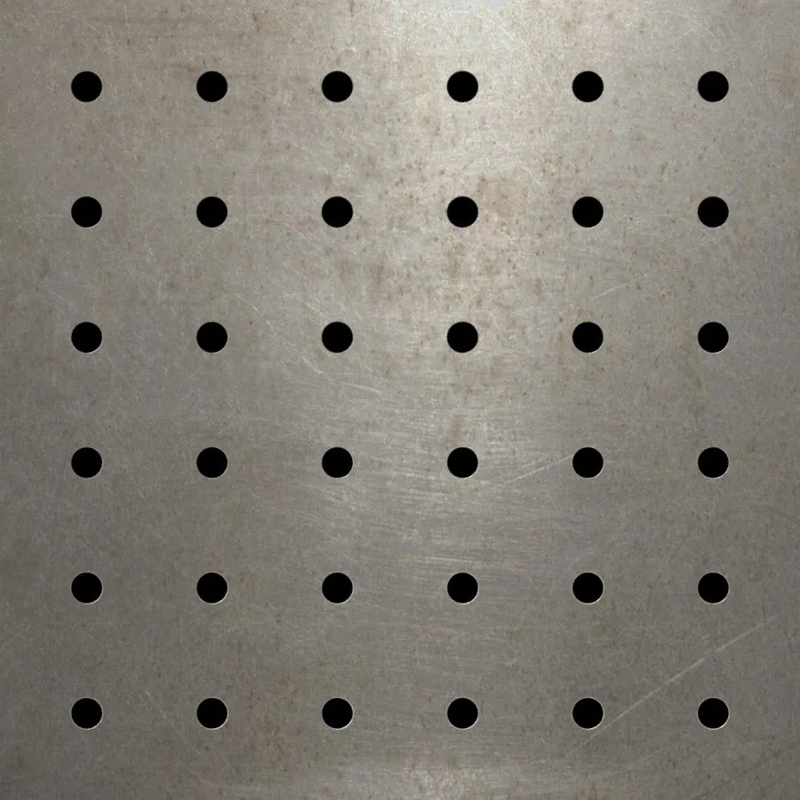 RO-136 Round Straight Perforated Carbon Steel Sheet