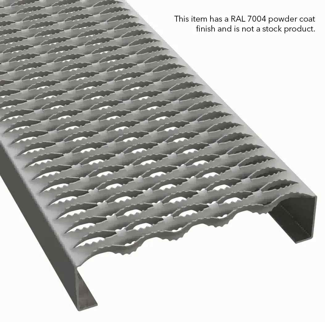PLA135 HRPO Carbon Steel Serrated 11-3/4" Wide Plank Grating thumbnail 3