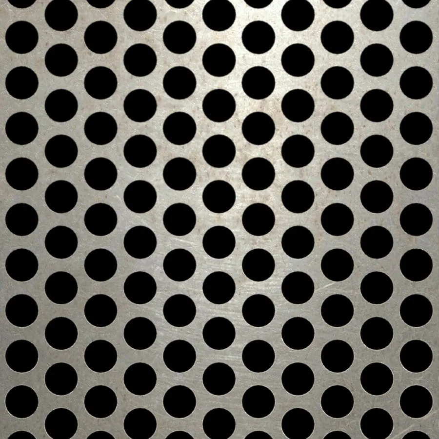 RO-106 Round Staggered Perforated Carbon Steel Sheet
