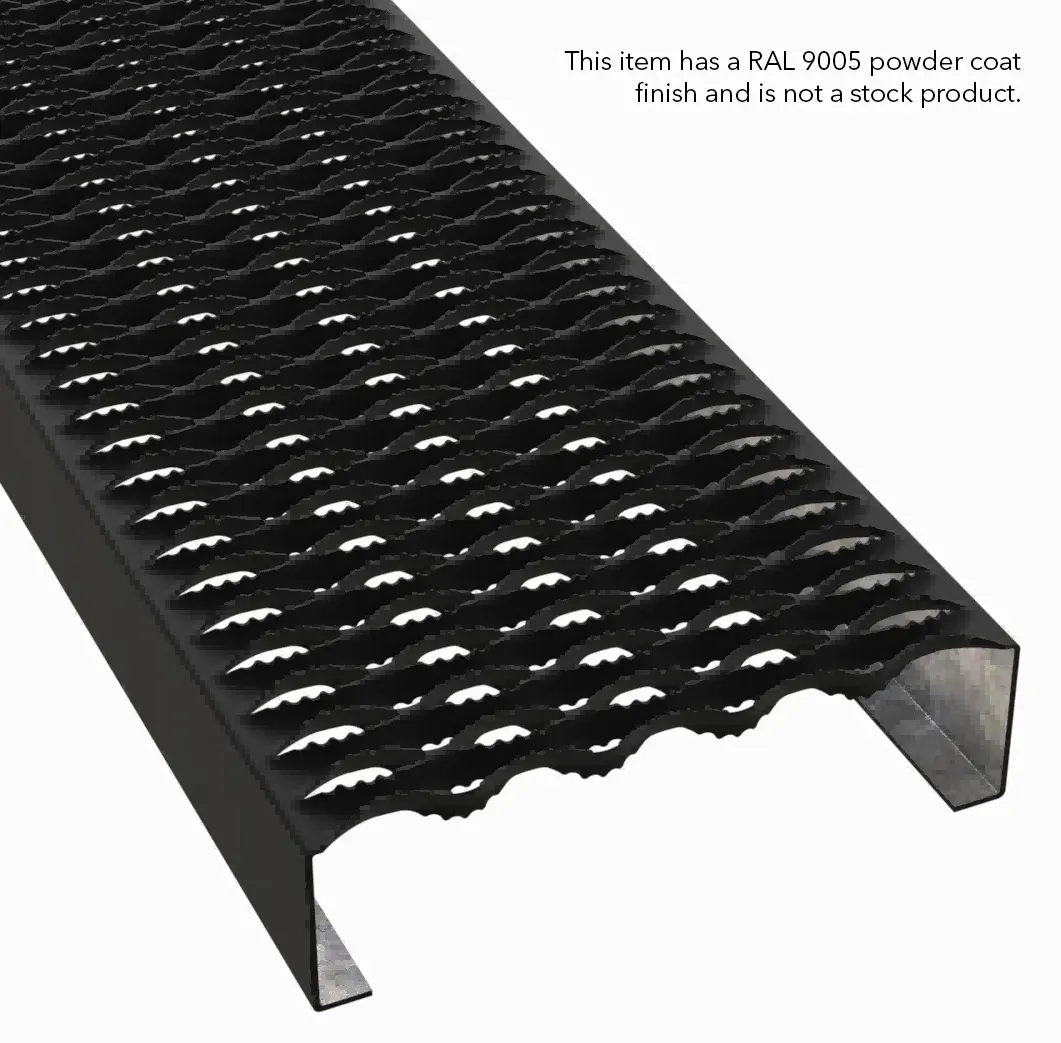 miniatura PLA067 acciaio pre-zincato dentato 11-3/4" Wide plank grigliato 2
