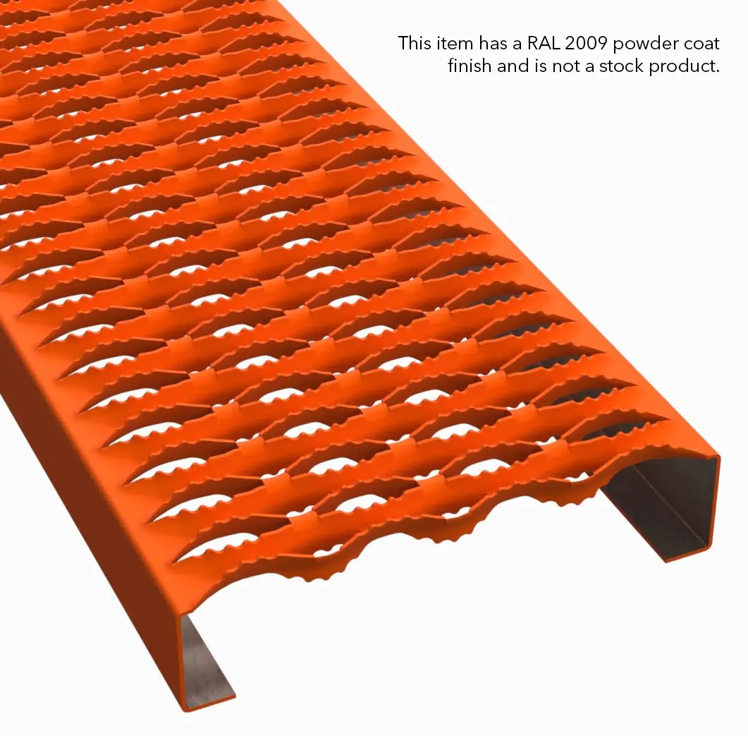 PLA077 HRPO Carbon Steel Serrated 9-1/2" Wide Plank Grating thumbnail 6