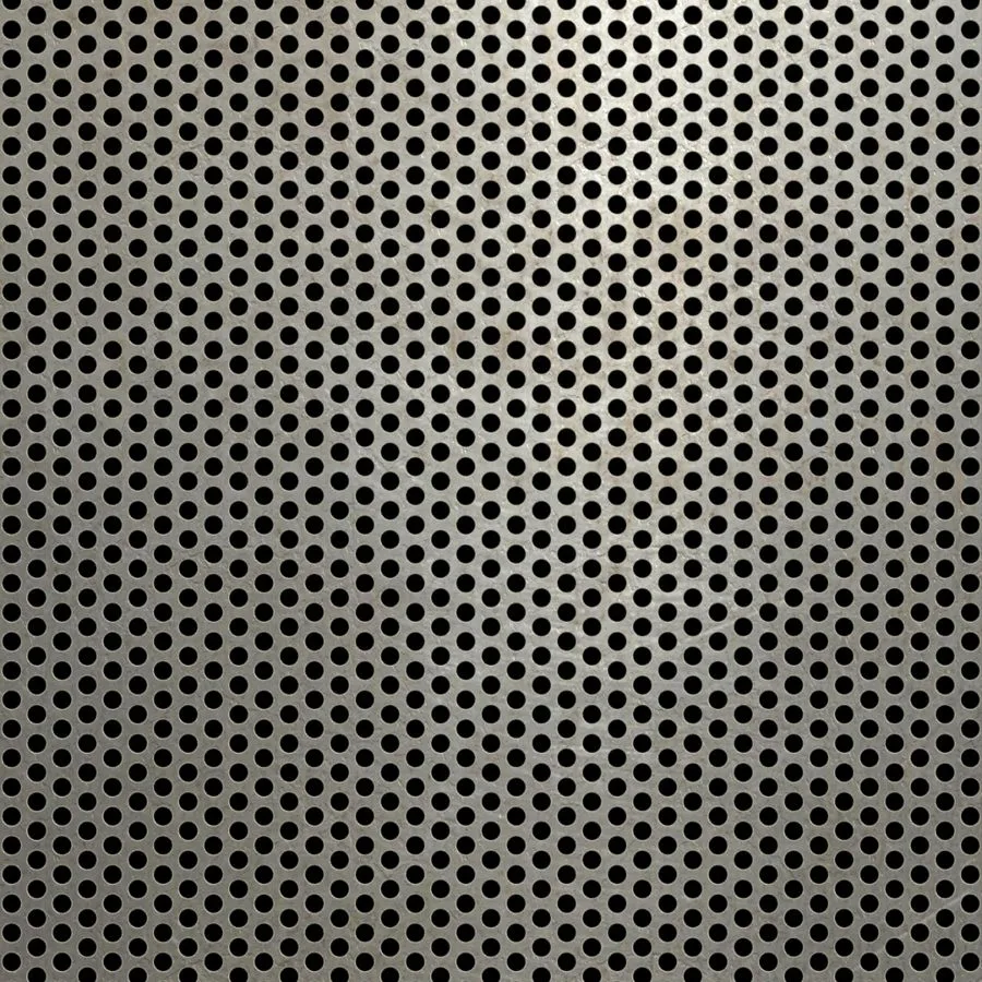 RO-025 Round Staggered Perforated Carbon Steel Sheet